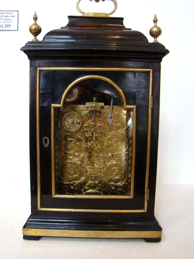 A fine George I period ebonized quarter-repeating Bracket Clock circa 1715-1720 by Simon de Charmes — image 4